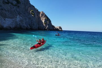 Half-Day Sea Kayak Tour along Psatha's Coastline