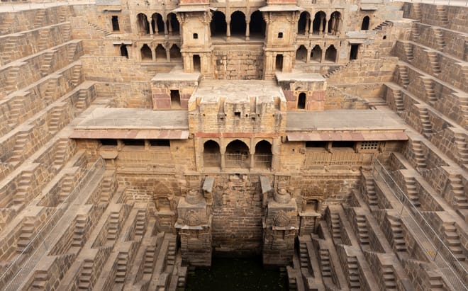 Front Part of Chand Baori