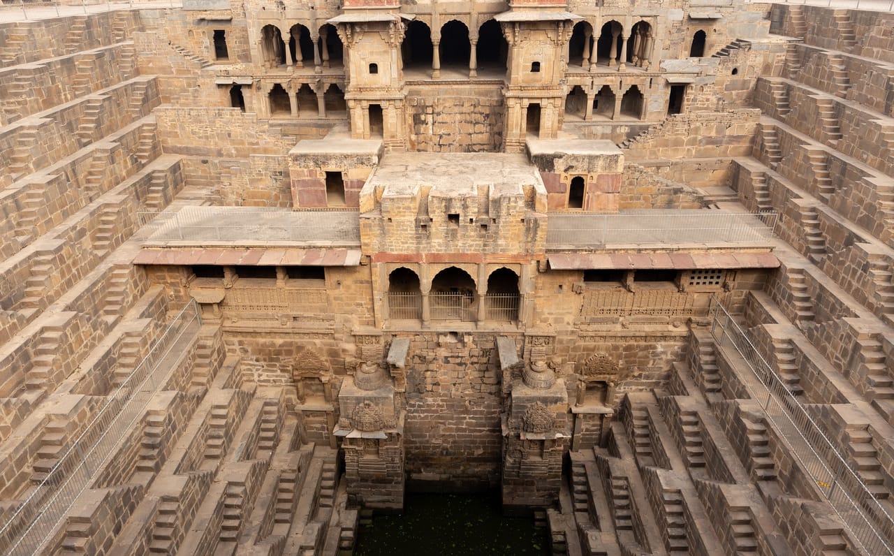 Front Part of Chand Baori