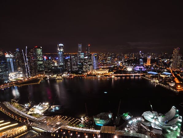 Singapore Night Tour with River Cruise, SkyPark and Spectra product photo