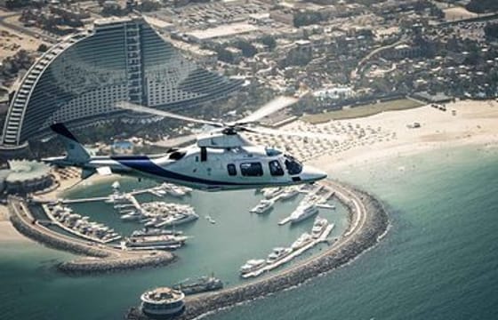 Dubai Helicopter Tour Discover Dubai from the Sky: An Unforgettable Tour Experience!