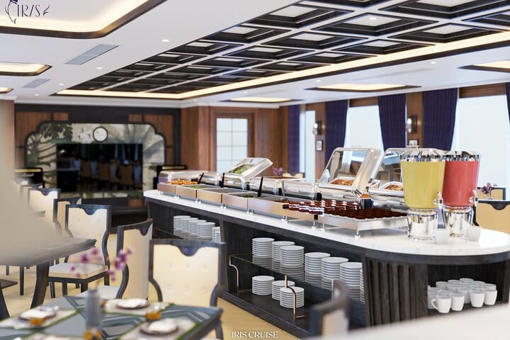 IRIS CRUISE - 5 Star Day Cruise - Halong Bay 1 Day - JACUZZI POOL