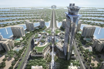 Dubai Marina Dhow Dinner Cruise and View at the Palm Tour