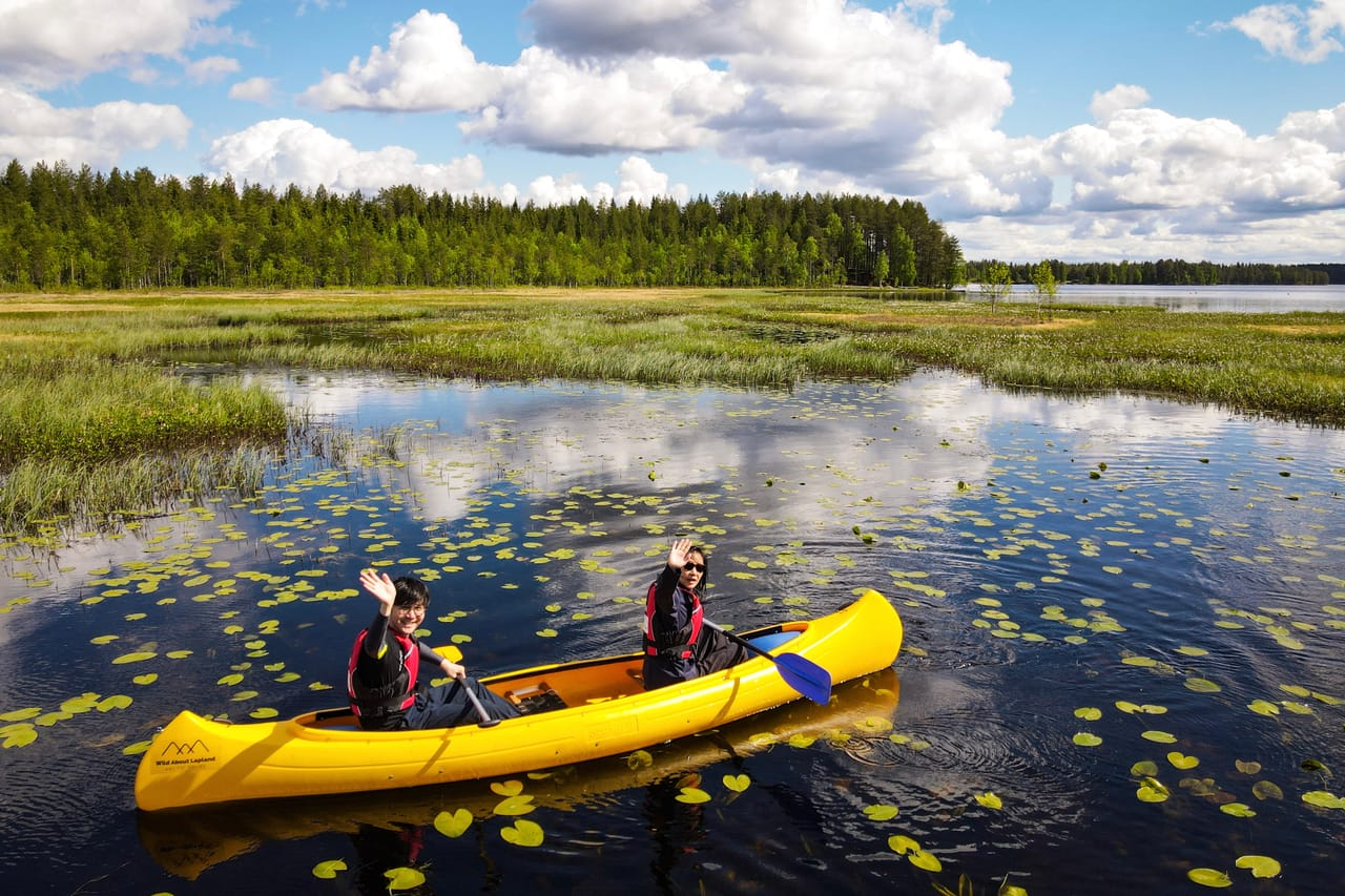 Authentic Reindeer Farm Visit with Canoe Trip in Lapland