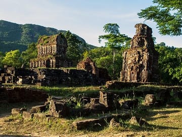 Admire the brick-built monuments of UNESCO-listed My Son Sanctuary