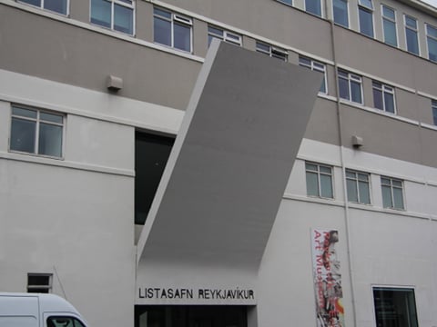 A picture of the entrance to the Reykjavik Art Museum