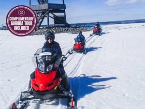 All Day Snowmobile Driving with Ice Fishing - Rovaniemi