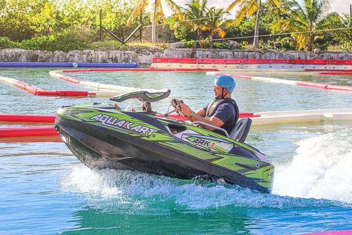 Rev up your Aquakart for high-speed fun on the water.