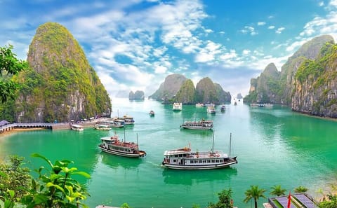 Ha Long Bay Full Day Tour : Kayak,Cave Explore,Swimming from Tuan Chau Island
