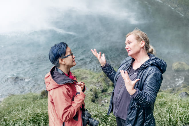 Bustravel guide sharing her passion for Iceland