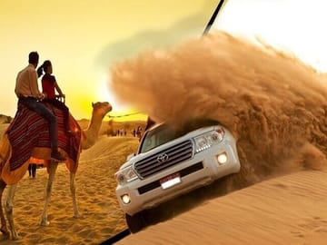 Red Dunes Desert Safari with Camel Riding and BBQ in Dubai