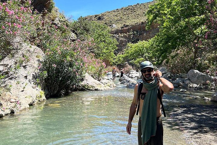 River Trekking at Kourtaliotis Gorge Waterfalls