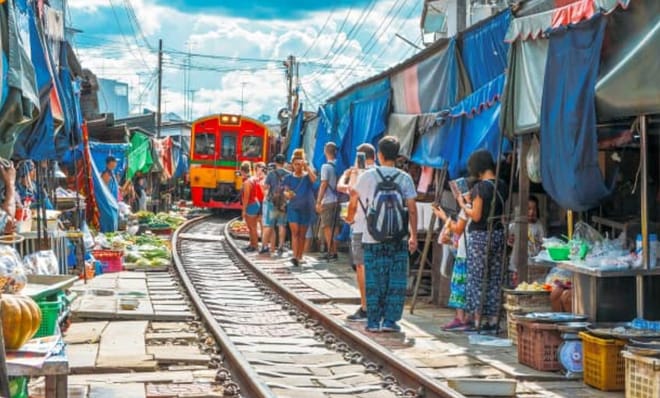 Amphawa Floating & Maeklong Railway Market - Private Tour from Hua Hin photo 2