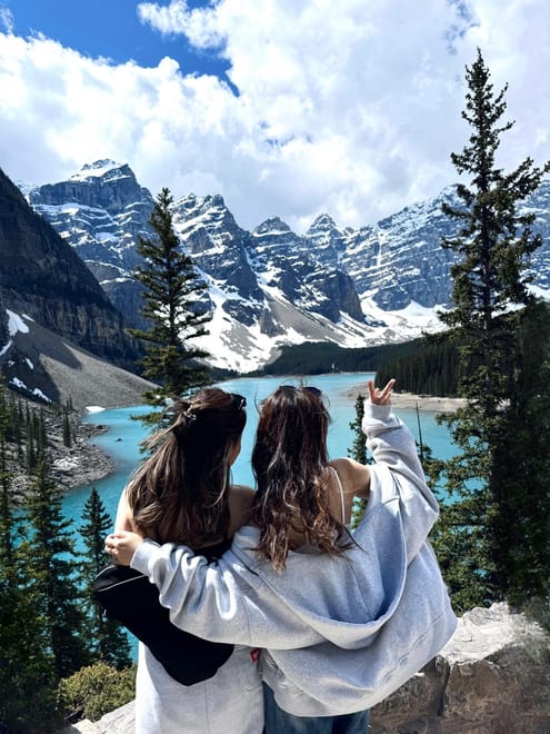 Moraine Lake, Lake Louise,Johnston Canyon&Banff Town from Calgary