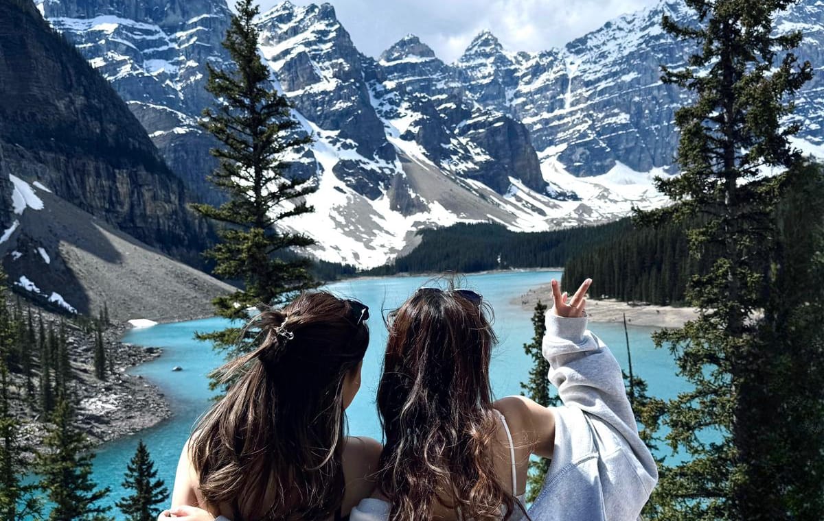 Moraine Lake Louise Emerald Johnston Canyon from Canmore Banff