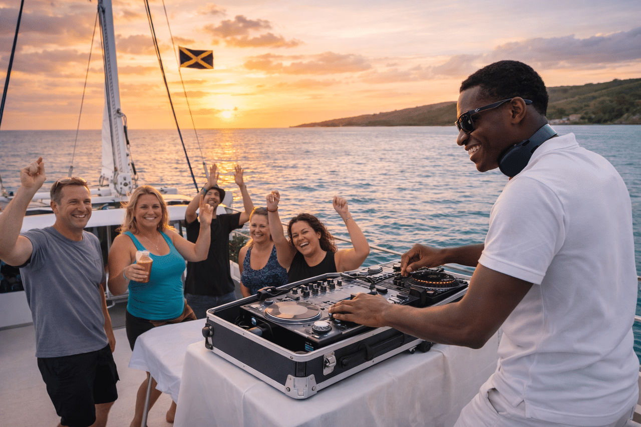 Ocho Rios Catamaran: Sunset Dinner, DJ & Open Bar Party Cruise 3