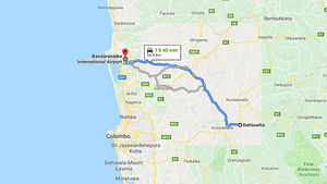 Dehiowita City to Colombo Airport (CMB) Private Transfer