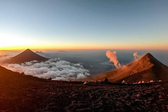 Agua &amp; Fuego Volcano