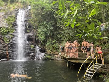 Cool off in a natural Belize waterfall