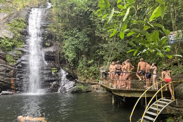 Rainforest Tour to a Waterfall in Belize's Cayo District