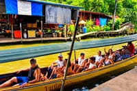 Bangkok: Floating Market Boat & Maeklong Railway Market Tour 7