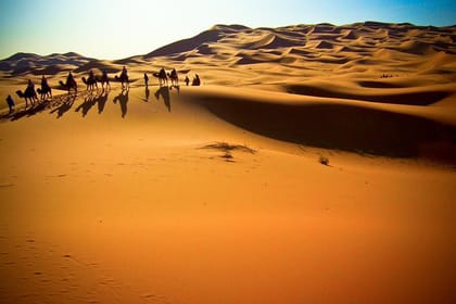 From Marrakech : 4 Days Sahara Desert Tour to Zagora & Merzouga