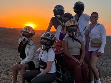Magical dinner show and camel ride & Quad Bike in Agafay desert