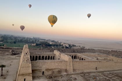 Hot Air Balloon Ride Over Luxor's Ancient Landscapes
