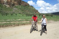 biking at Hells gate