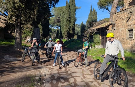 E-bike Tour of Appia Antica and Rome's Underground Sites