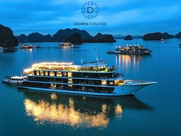 Luxury Doris Cruise 3 Days Explore Halong Bay Lan Ha Bay Private Balcony