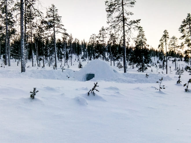 Building a Snow Igloo from Kemi - Kemi photo 4