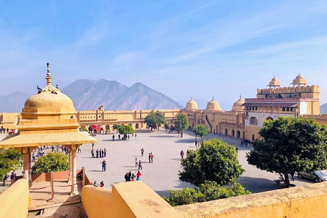 Inside Part of Amer Fort in Jaipur