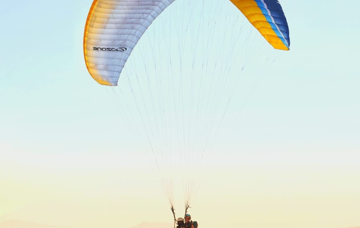 Paragliding Adventure Over Aguergour in Morocco