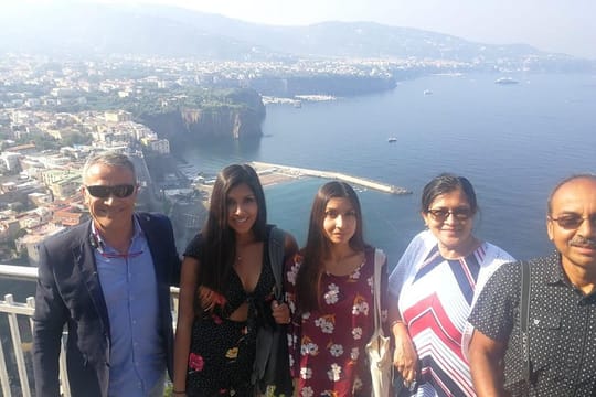 Food tour with tastings , Oil , Limoncello and local wine .