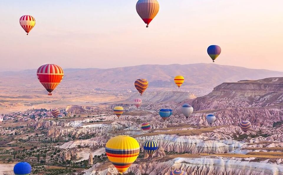 Hot Air Balloon Ride Over Göreme's Cappadocia Landscape