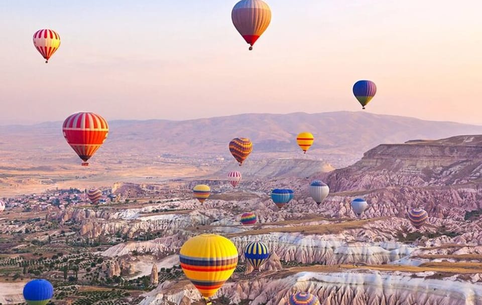 Hot Air Balloon Ride Over Göreme's Cappadocia Landscape