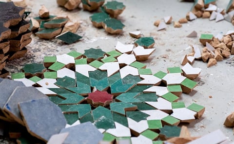 The Art of Zellige : Private Moroccan Tile and Calligraphy Class in Marrakech