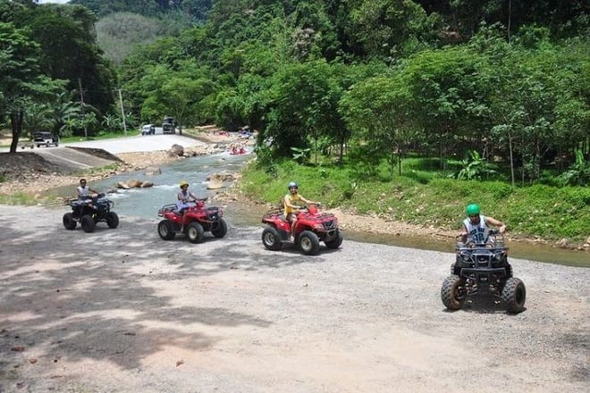 PHUKET-PHANG NGA: Full Day White Water Rafting -Zipline-ATV (30 mins) with Lunch 9