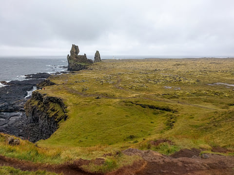 One of our many cliffside stops.