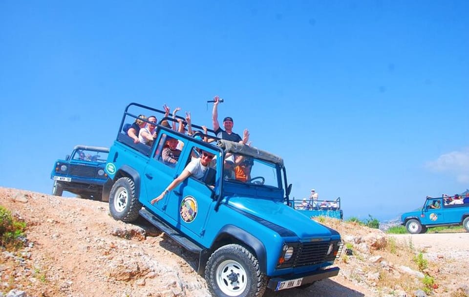 Jeep Safari with Off-Road, Lunch, Boat Tour & Transfer from Side