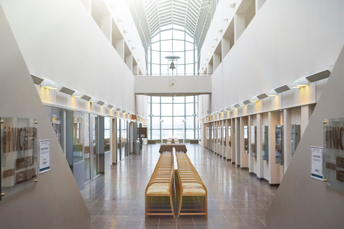 The Arktikum Museum hall