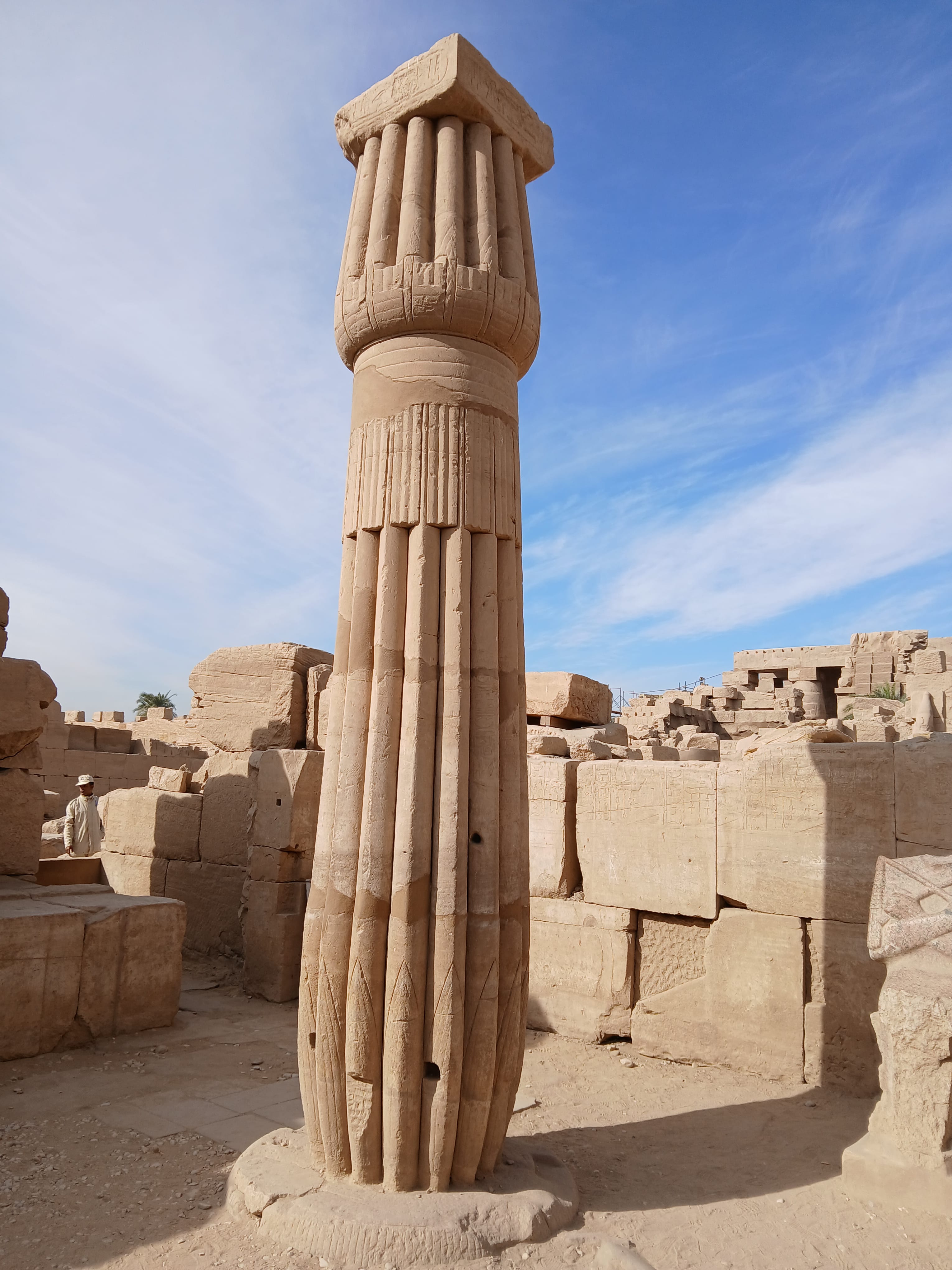 Layers of history discovered within Karnak temple 