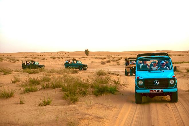 Heritage Safari con una cena vintage de clase G en el oasis de Al Marmoom