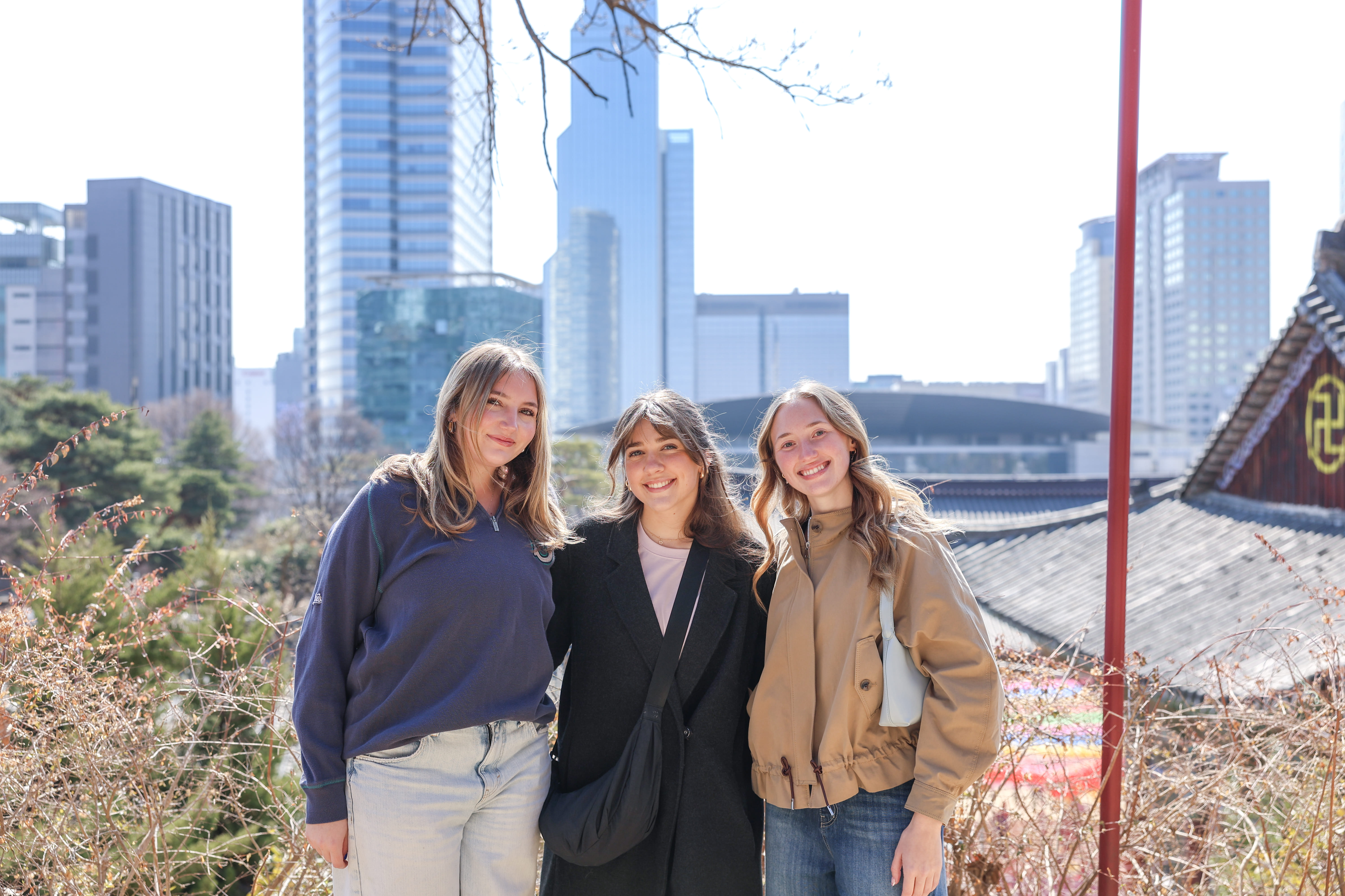 korea temple seoul Bongeunsa Temple in Gangnam 