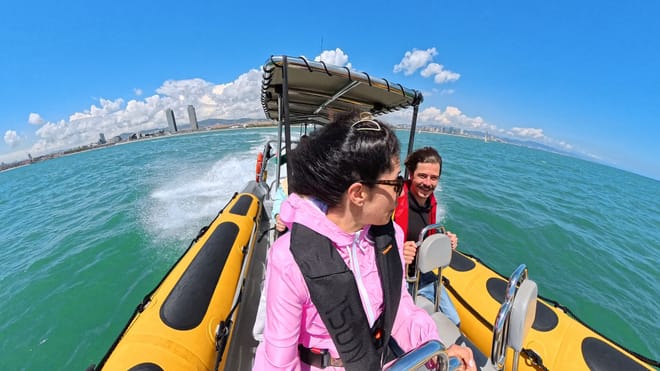 Speed Boat Adventure in Barcelona | Thrilling Ride on the Mediterranean