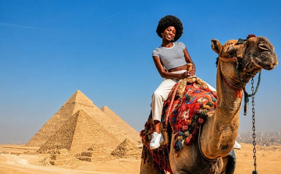 Private Giza Pyramids and Sphinx Tour with Camel Ride