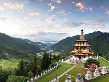 Khamsum Yuelley Namgyel Chorten in Punakha valley