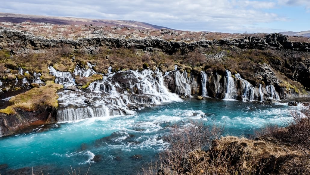 Hraunfossar Waterfalls