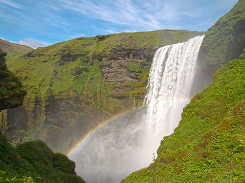 South Coast Small Group Tour: Waterfalls, Glacier & Black Sand Beach